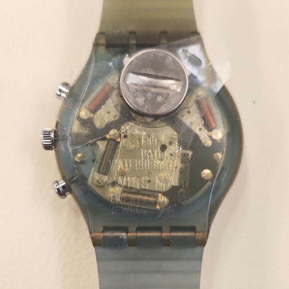Swatch JFK SCN103 1992 Chronograph watch with replaced strap and battery READ - Picture 7 of 9